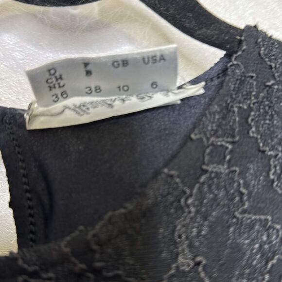 Pianoforte di MaxMara Vintage Embroidered Bodycon Dress 40 - Picture 3 of 8